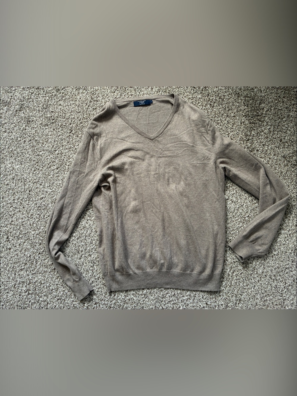 ⭐️ J. CREW Men's V-Neck Lightweight Sweater w/Cashmere